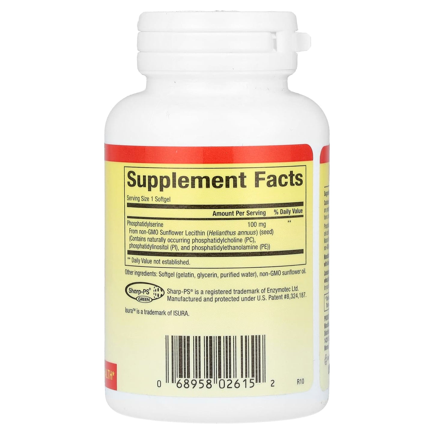 Natural Factors, PS, Phosphatidylserine, 100 mg, 30 Softgels - Image 2
