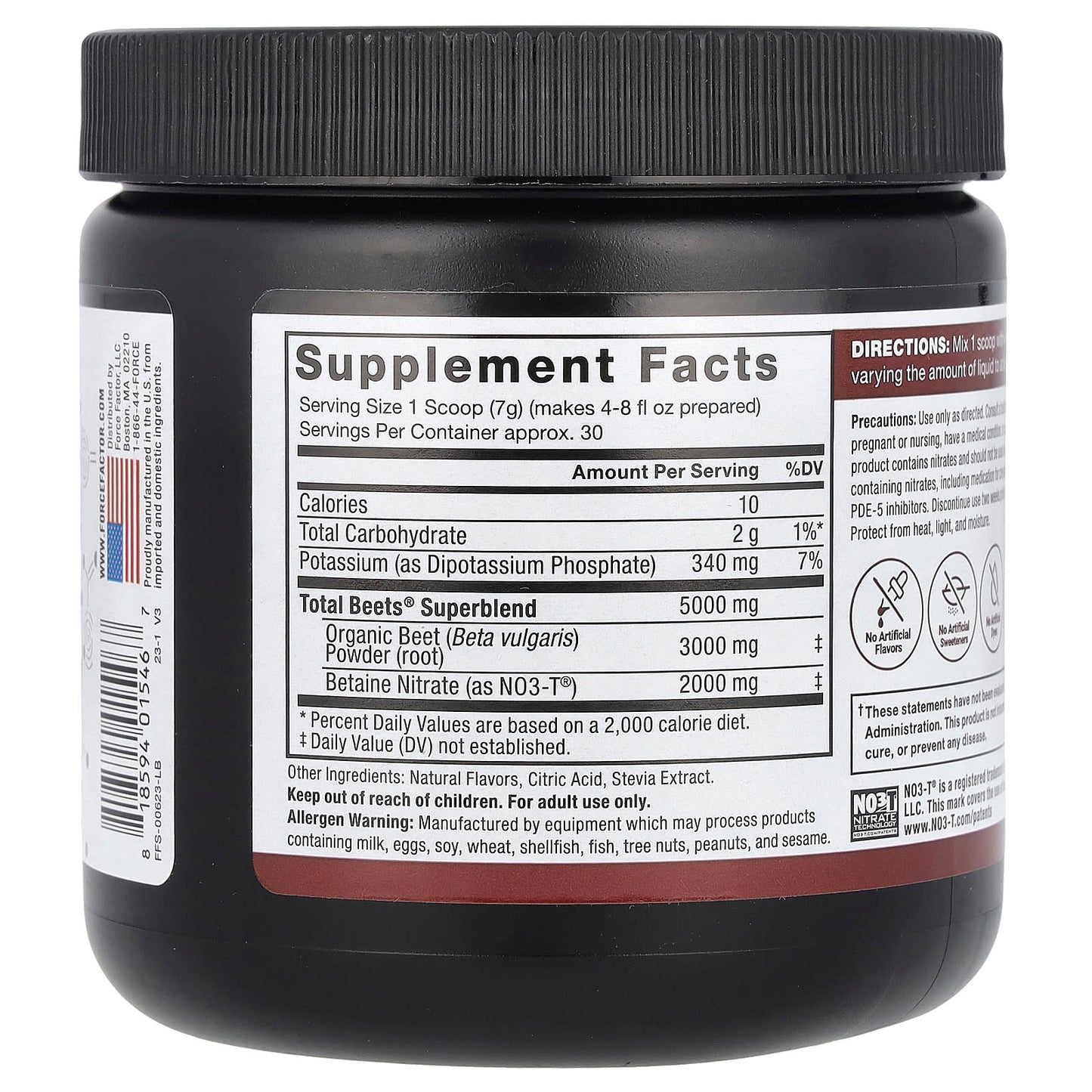 Unlock Energy & Endurance with Force Factor's Total Beets Original Drink Powder - Image 2