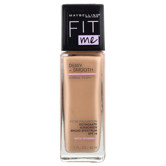 Maybelline, Fit Me®, Dewy + Smooth Foundation, 115 Ivory, 1 fl oz (30 ml) - Image 1