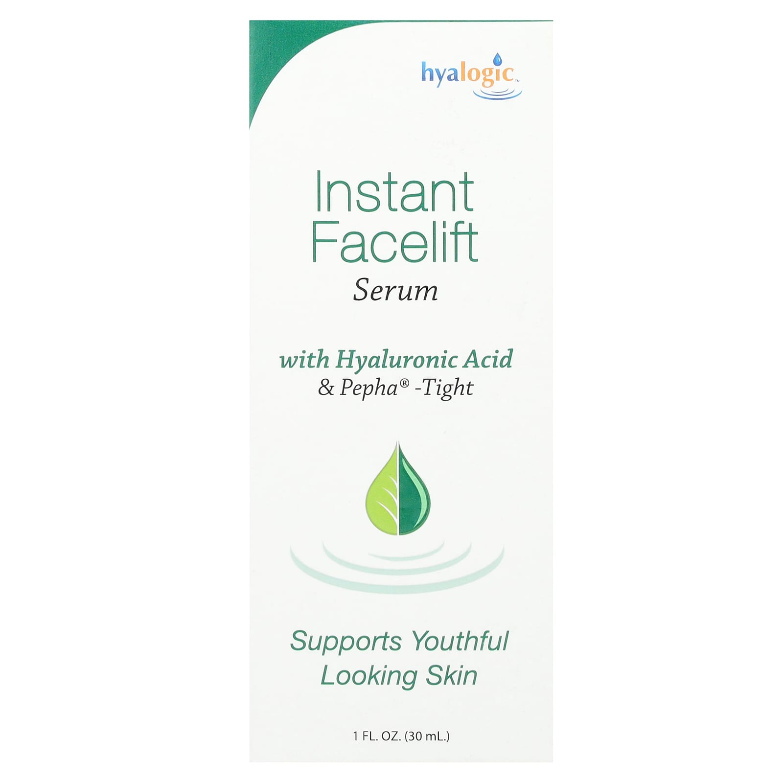 Hyalogic Instant Facelift Serum with Hyaluronic Acid & Pepha-Tight, 1 fl oz (30 ml) - Image 2