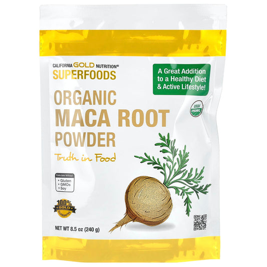 "California Gold Nutrition - Organic Peruvian Maca Root Powder for Energy and Libido" - Image 1