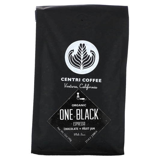Organic One Black Espresso by Centri Coffee - Rich, Smooth, & Balanced - Image 1