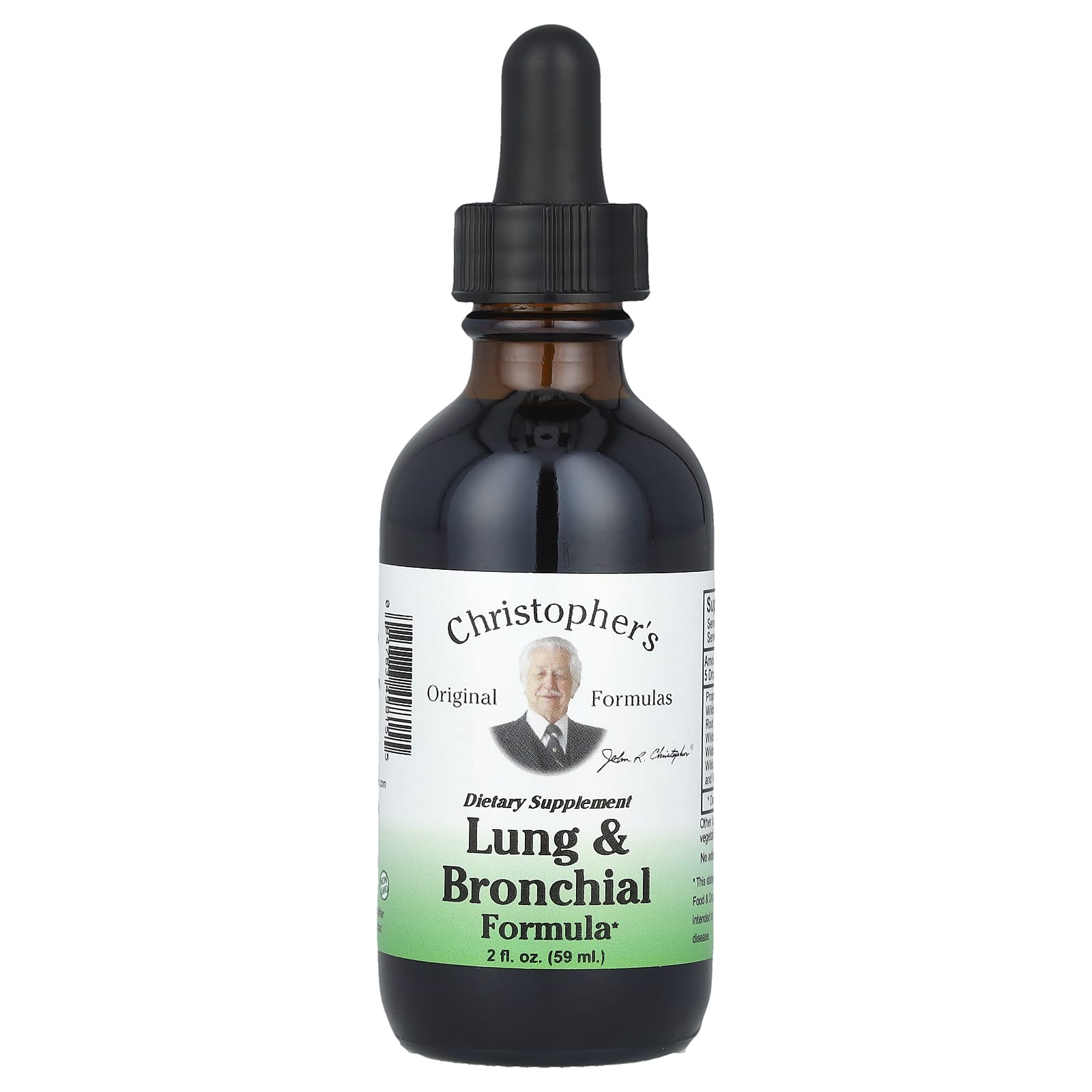 Lung & Bronchial Support with Christopher's Original Formulas (2 fl oz) - Image 1