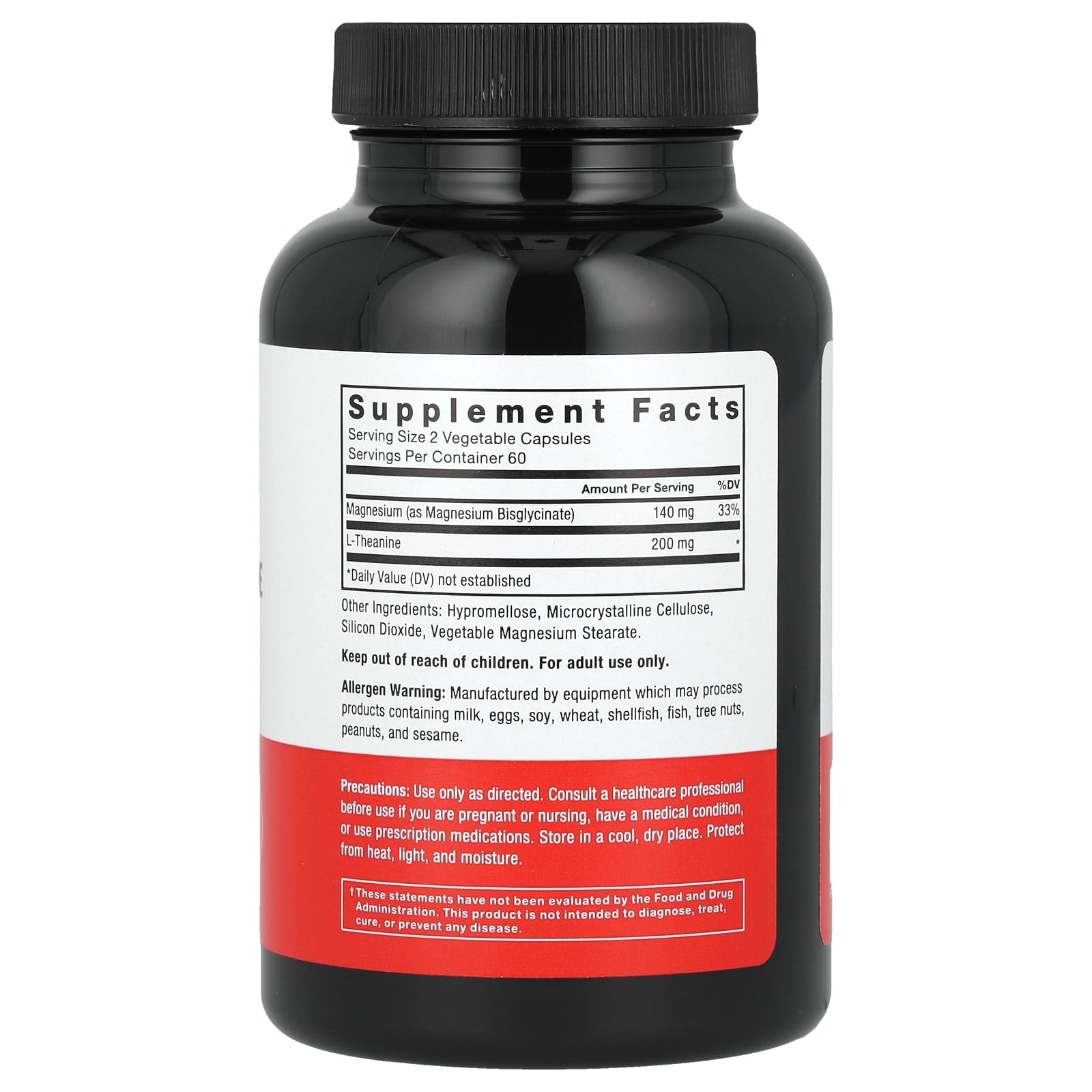 Force Factor Magnesium & L-Theanine 2-in-1 Formula, 120 Capsules - Image 2