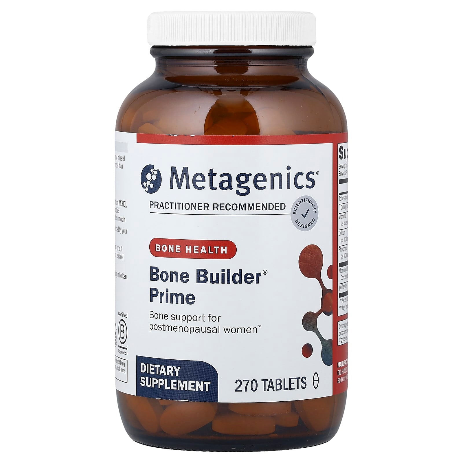 Metagenics, Bone Builder Prime®, 270 Tablets - Image 1