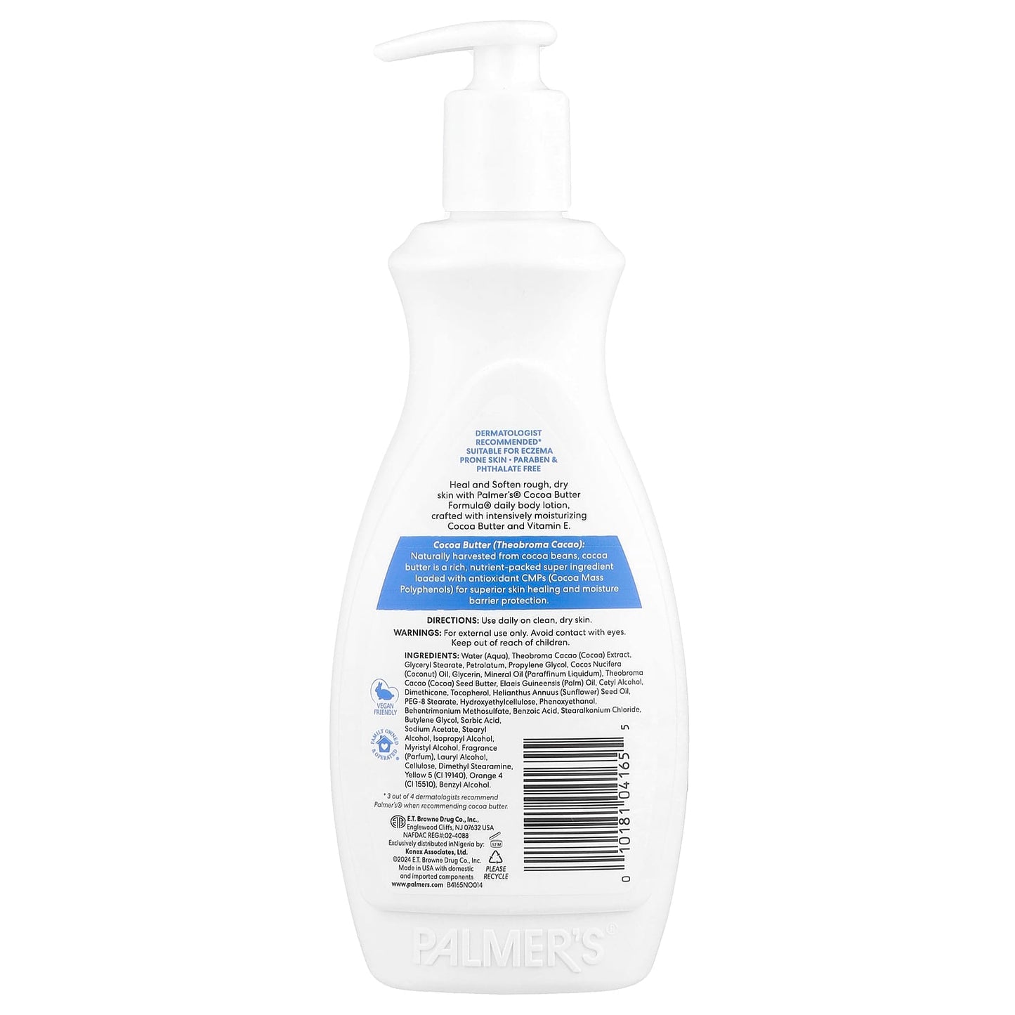 Palmer's, Cocoa Butter Formula® with Vitamin E, Heals & Softens Daily Skin Therapy, 13.5 fl oz (400 ml) - Image 2