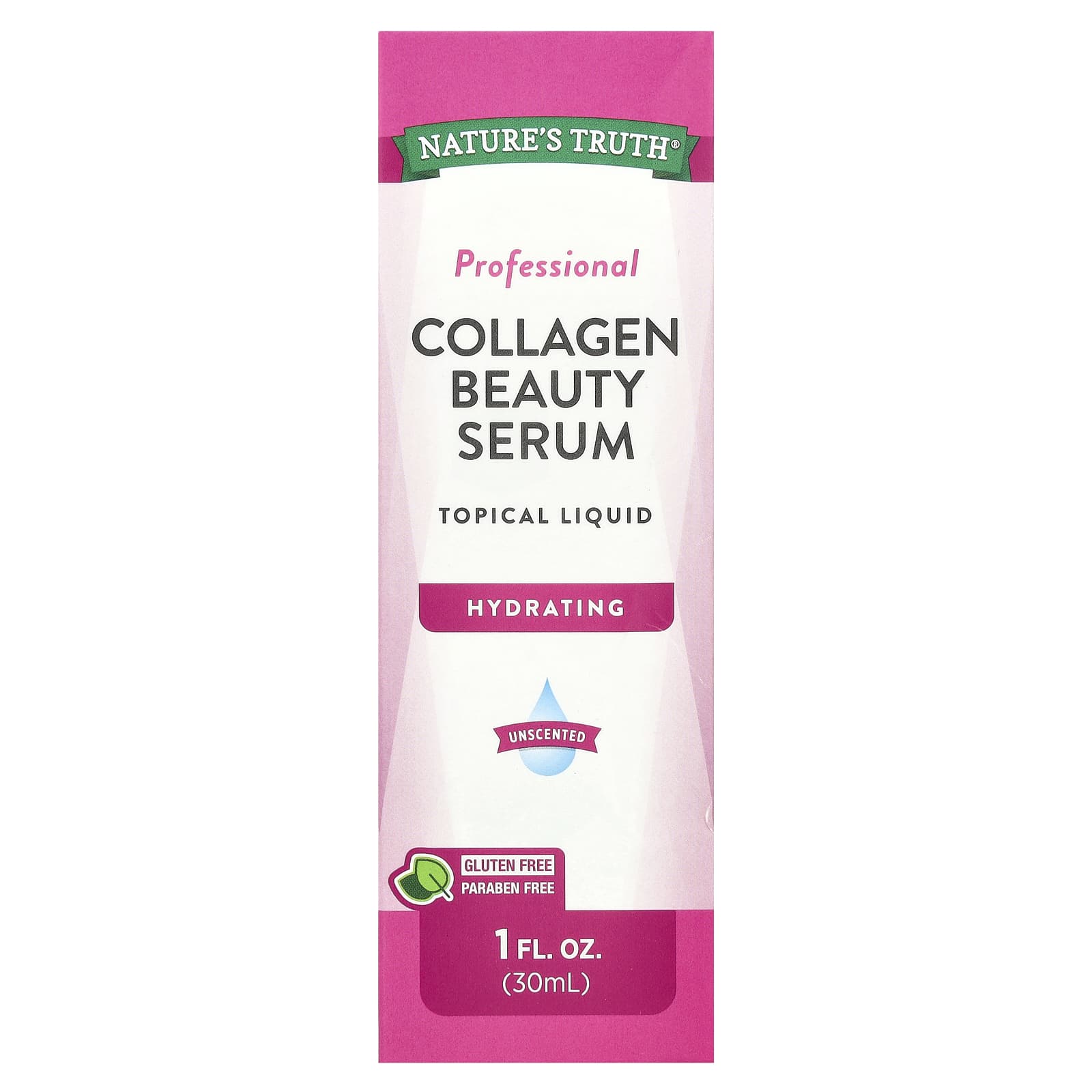 Nature's Truth, Professional Collagen Beauty Serum, Unscented, 1 fl oz (30 ml) - Image 2