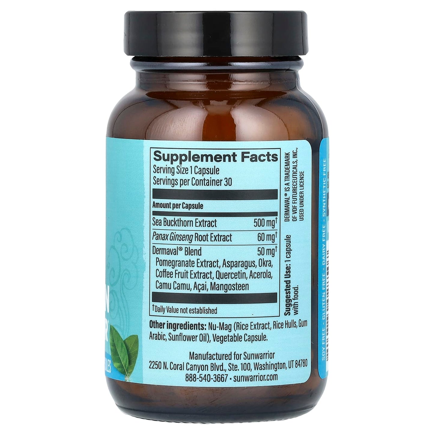 Sunwarrior, Collagen Protector, 30 Vegan Capsules - Image 2