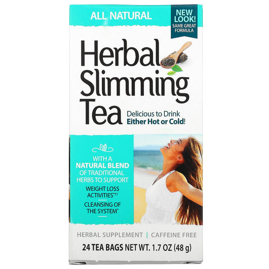 All-Natural Herbal Slimming Tea for Weight Loss - 24 Tea Bags - Image 1