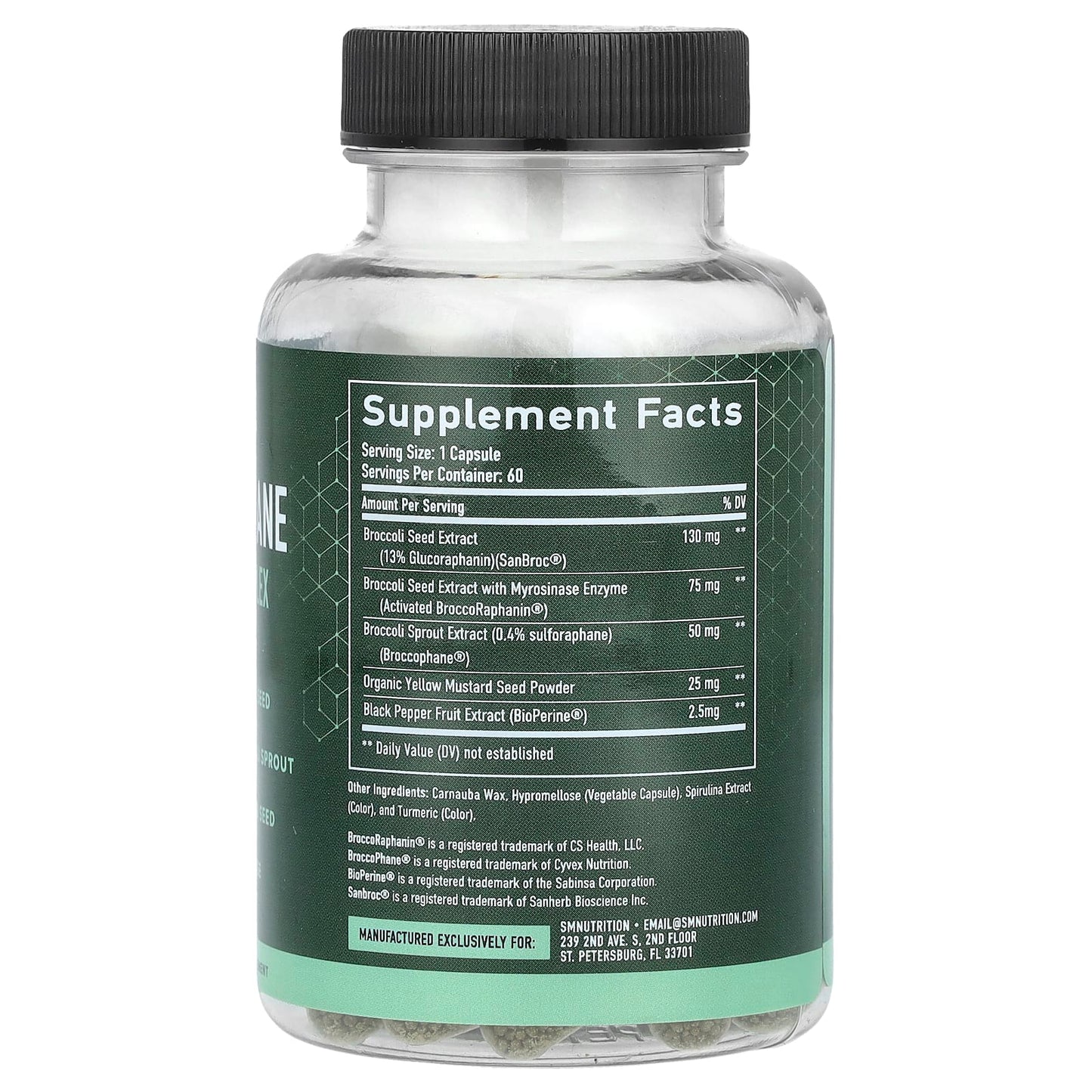 SMNutrition, Sulforaphane Activated Complex, 60 Capsules - Image 2