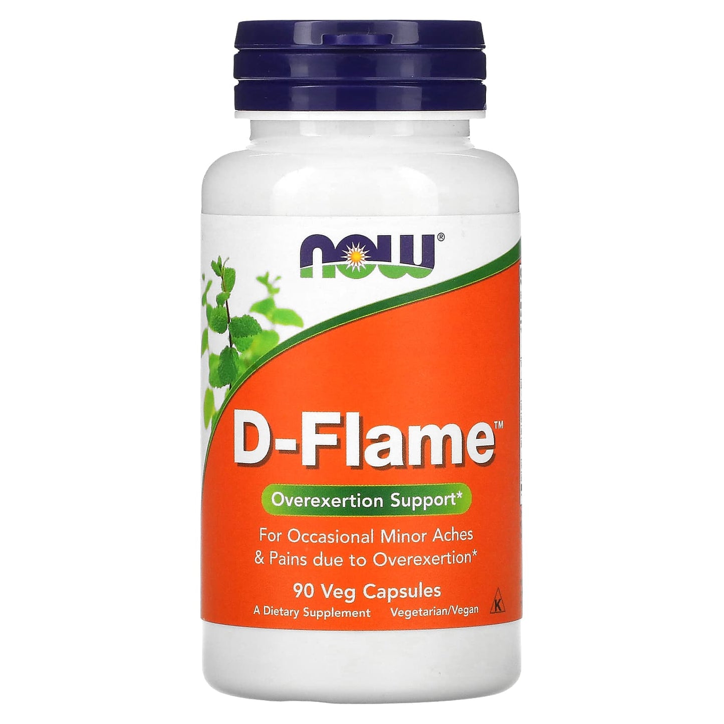 NOW Foods, D-Flame, 90 Veg Capsules - Image 1