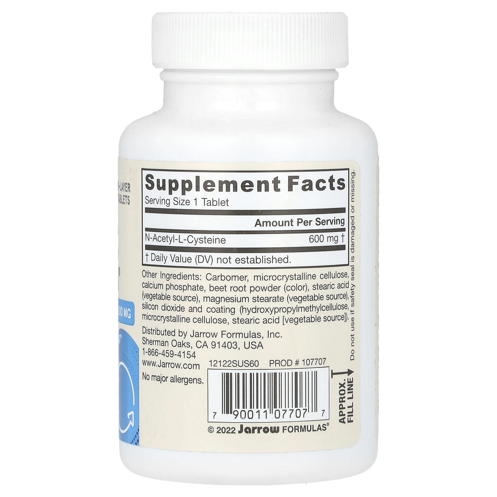 Vegan N-Acetyl-L-Cysteine Supplement for Detoxification Support - Image 2