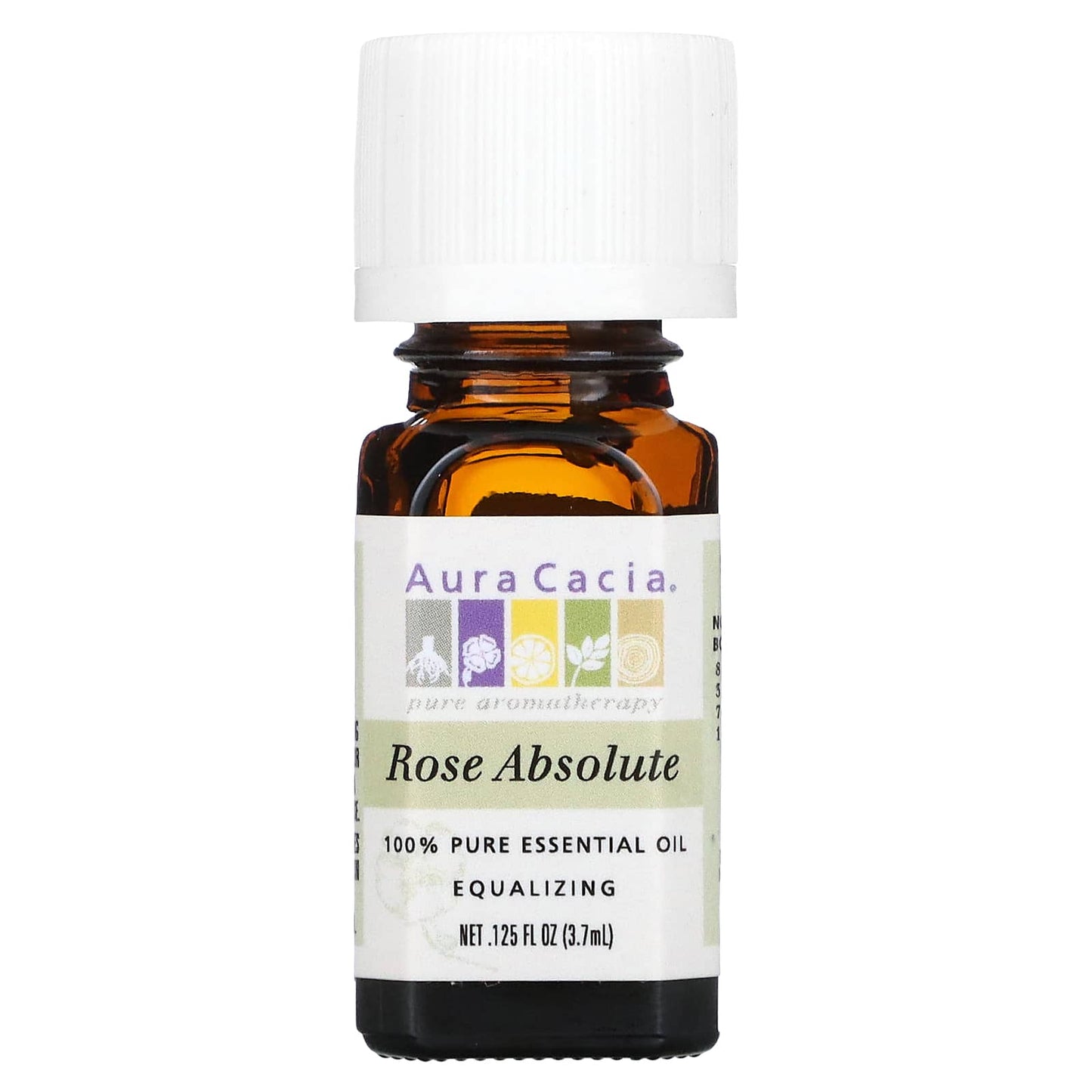 Aura Cacia Rose Absolute Essential Oil 100% Pure 3.7ml - Image 1