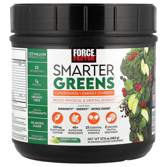 Boost Energy & Immunity with Smarter Greens by Force Factor - Image 1