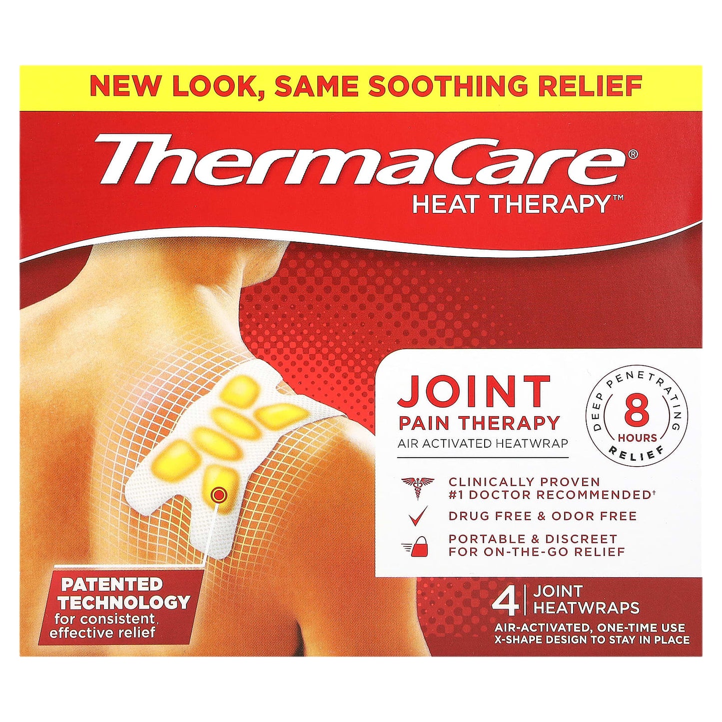 ThermaCare, Joint Pain Therapy, 4 Joint Heatwraps - Image 1