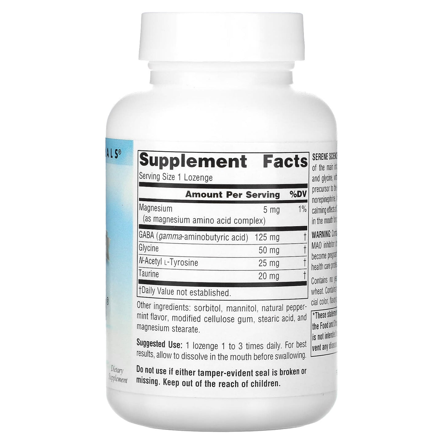 Source Naturals, Serene Science®, GABA Calm®, 120 Lozenges - Image 2