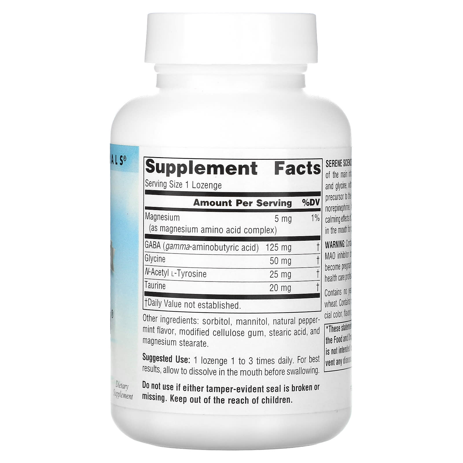 Source Naturals, Serene Science®, GABA Calm®, 120 Lozenges - Image 2