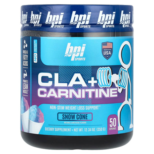 BPI Sports CLA + Carnitine for Lean Muscle & Fat Loss | 350g - Image 1