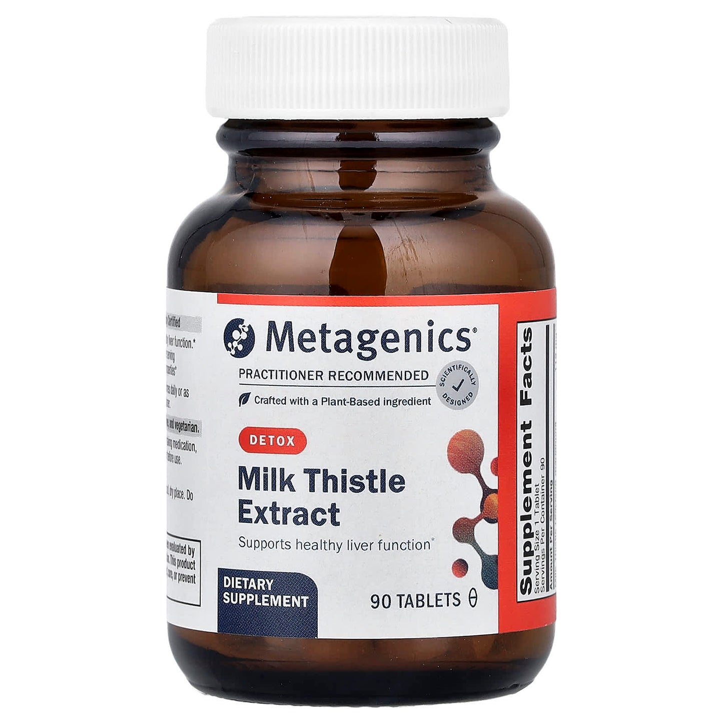 Metagenics, Milk Thistle Extract, 90 Tablets (112 mg per Tablet) - Image 1