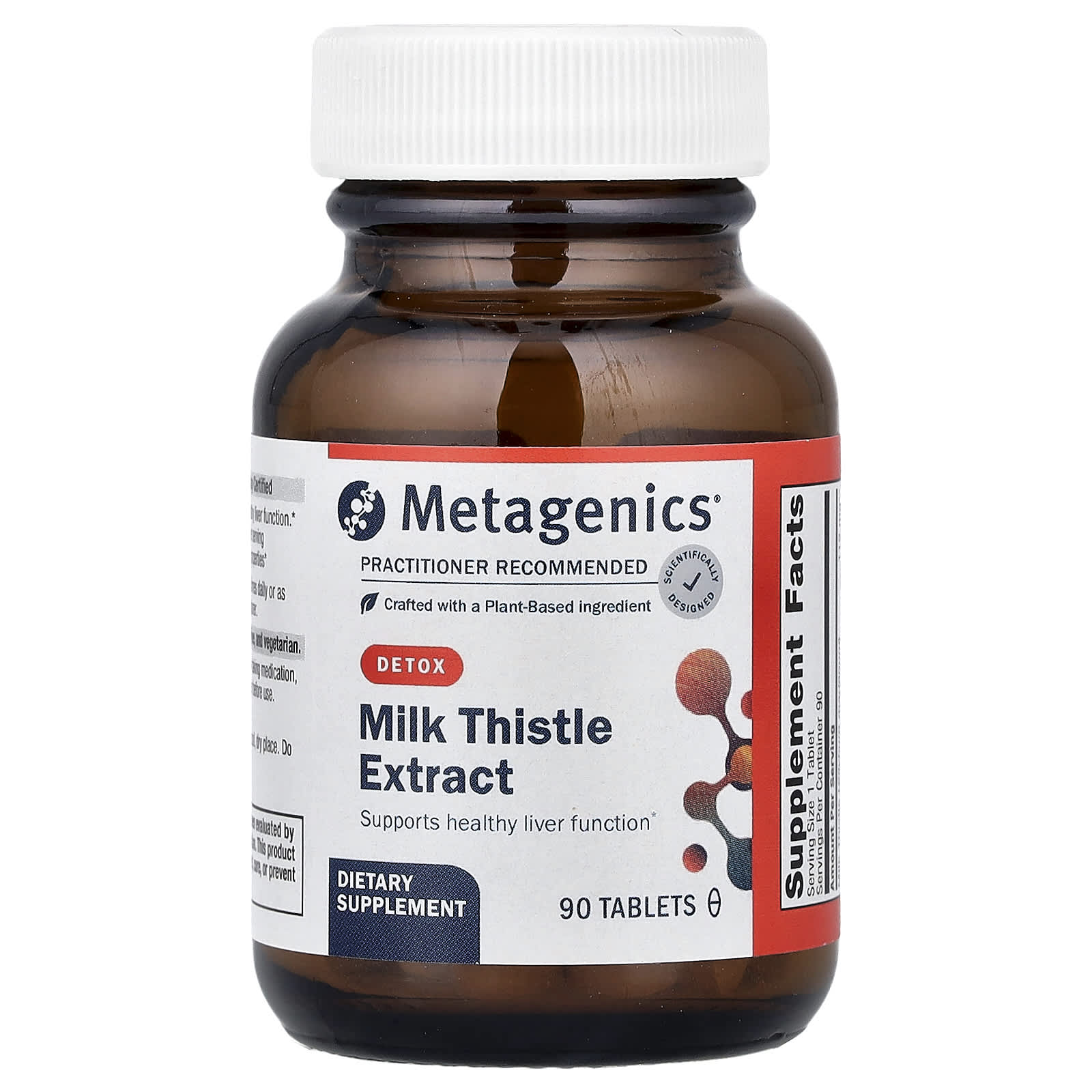 Metagenics, Milk Thistle Extract, 90 Tablets (112 mg per Tablet) - Image 1