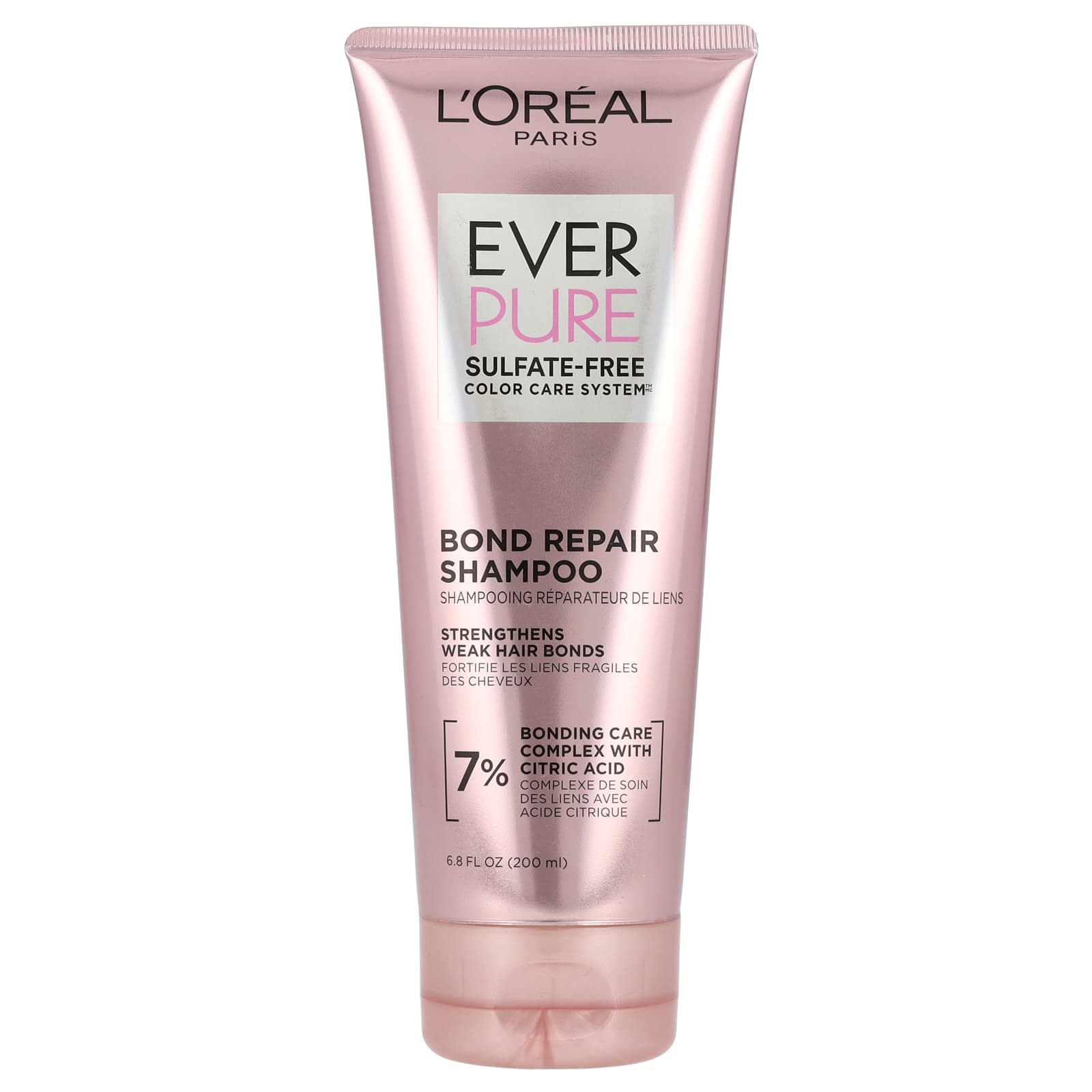 L'Oréal, EverPure, Bond Repair Shampoo, 6.8 fl oz (200 ml) - Image 1