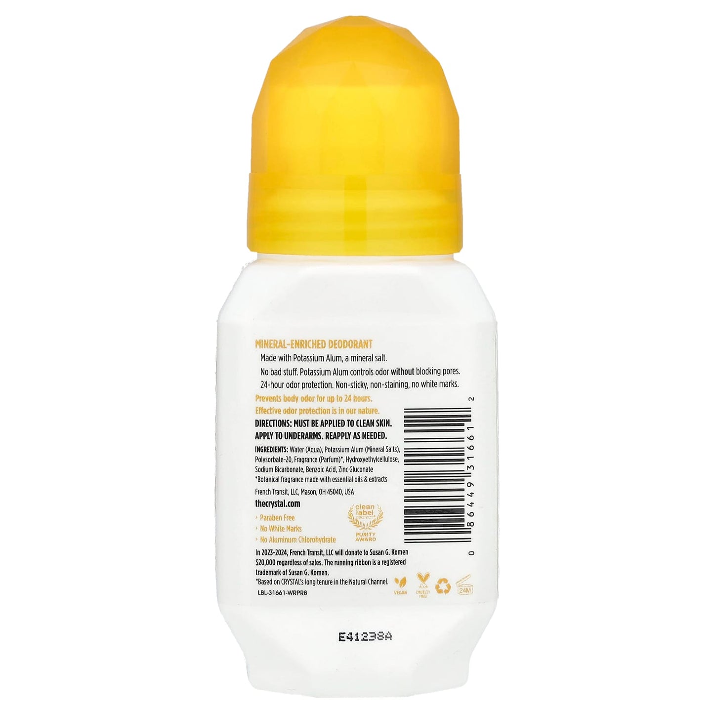 Natural Deodorant for Women & Men - 24 Hour Protection, Aluminum-Free - Image 2