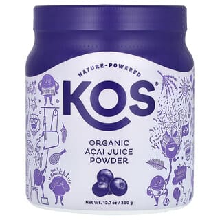 Organic Acai Juice Powder by KOS - 12.7 oz (360 g)