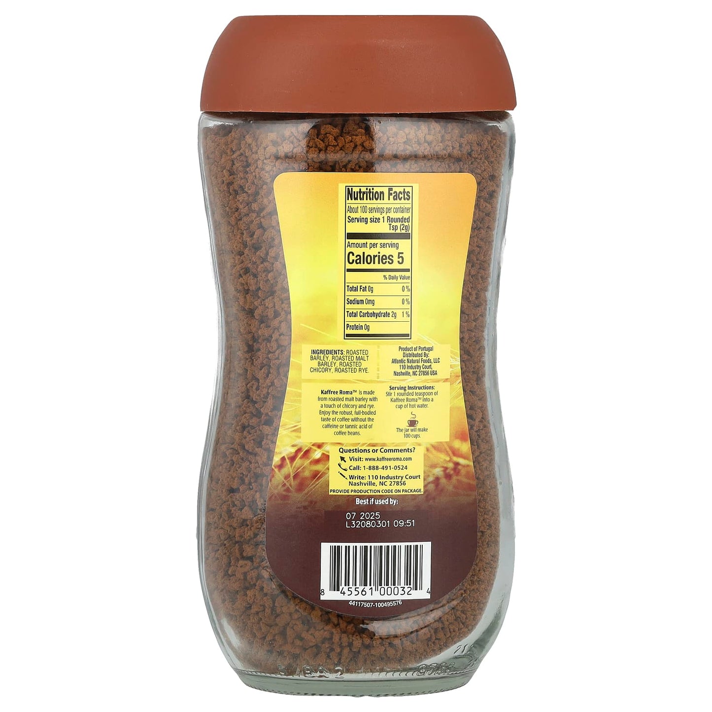 Caffeine-Free Roasted Grain Beverage - Kaffree Roma - Image 2
