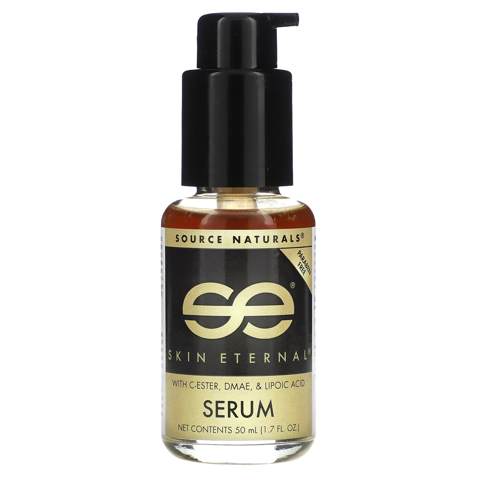 Source Naturals, Skin Eternal Serum With C-Ester, DMAE, & Lipoic Acid, 1.7 fl oz (50 ml) - Image 1
