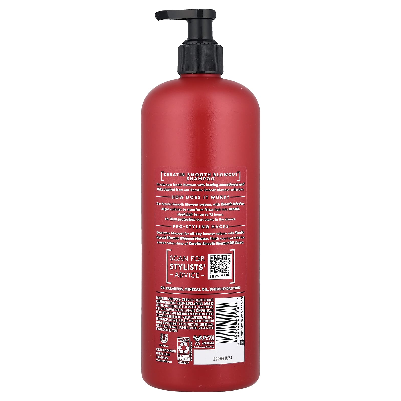 TRESemmé, Keratin Smooth Blowout Shampoo, 28 fl oz (828 ml) - Image 2