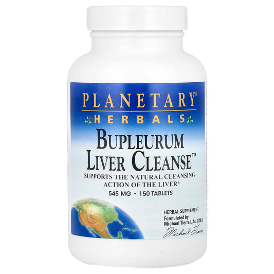 Planetary Herbals, Bupleurum Liver Cleanse™, 150 Tablets - Image 1