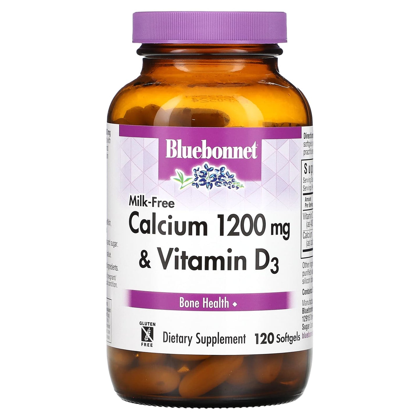 Support Strong Bones with Bluebonnet Nutrition Calcium & Vitamin D3 - Image 1