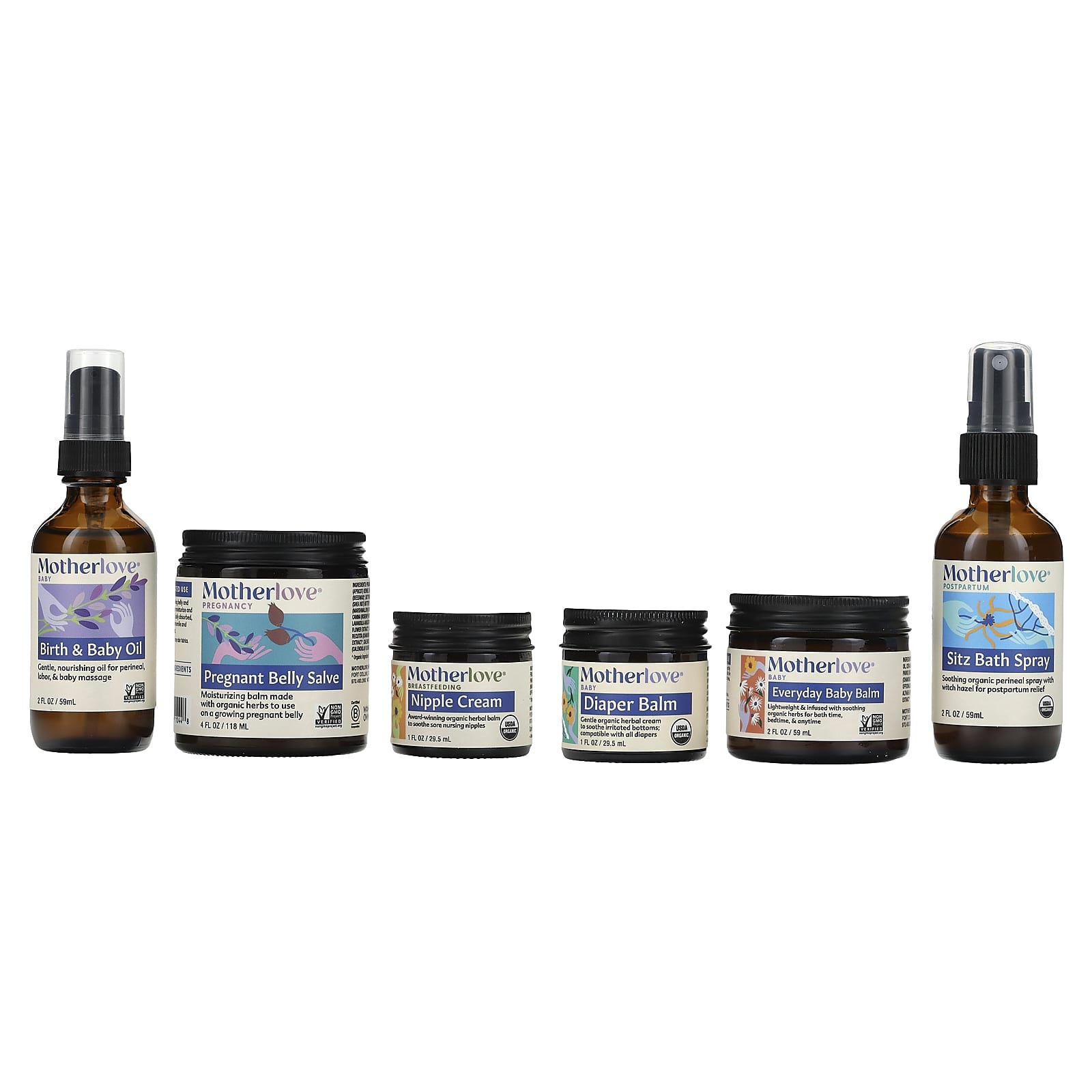 Motherlove, Baby, Body Care Gift Box, 6 Piece Set - Image 1