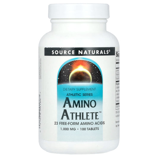 Source Naturals, Athletic Series, Amino Athlete, 1,000 mg, 100 Tablets - Image 1