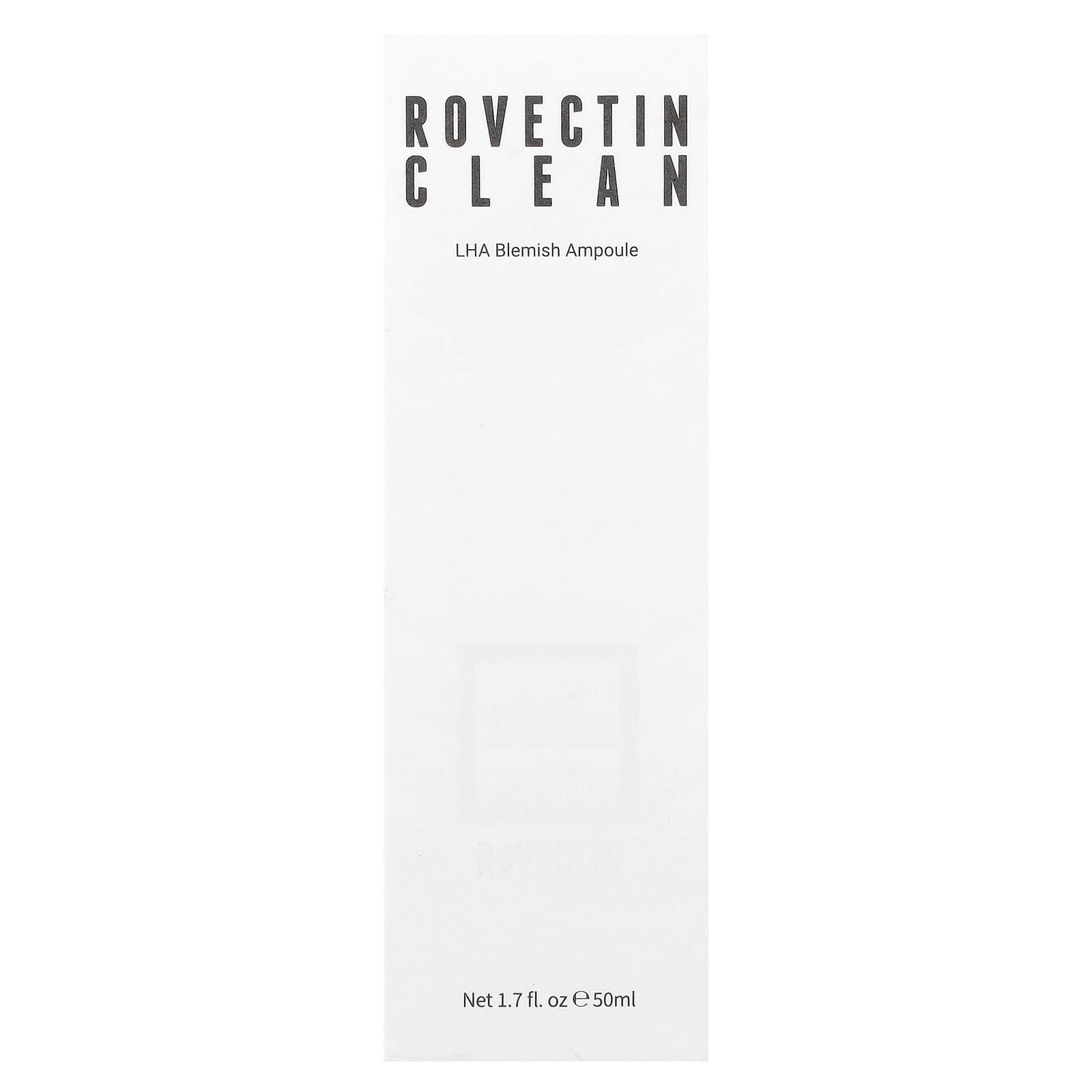 Rovectin, Clean, LHA Blemish Ampoule, 1.7 fl oz (50 ml) - Image 2
