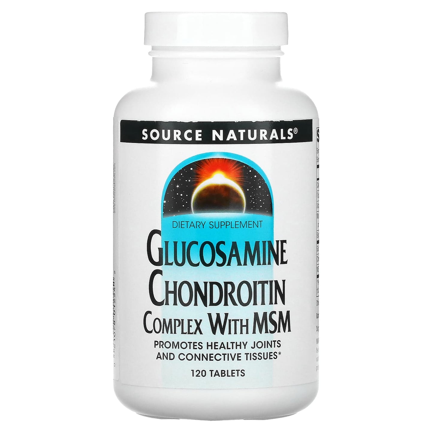 Source Naturals, Glucosamine Chondroitin Complex With MSM, 120 Tablets - Image 1