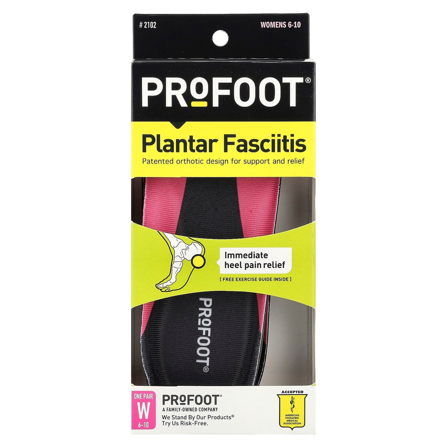 Profoot, Plantar Fasciitis, Women 6-10, 1 Pair - Image 1