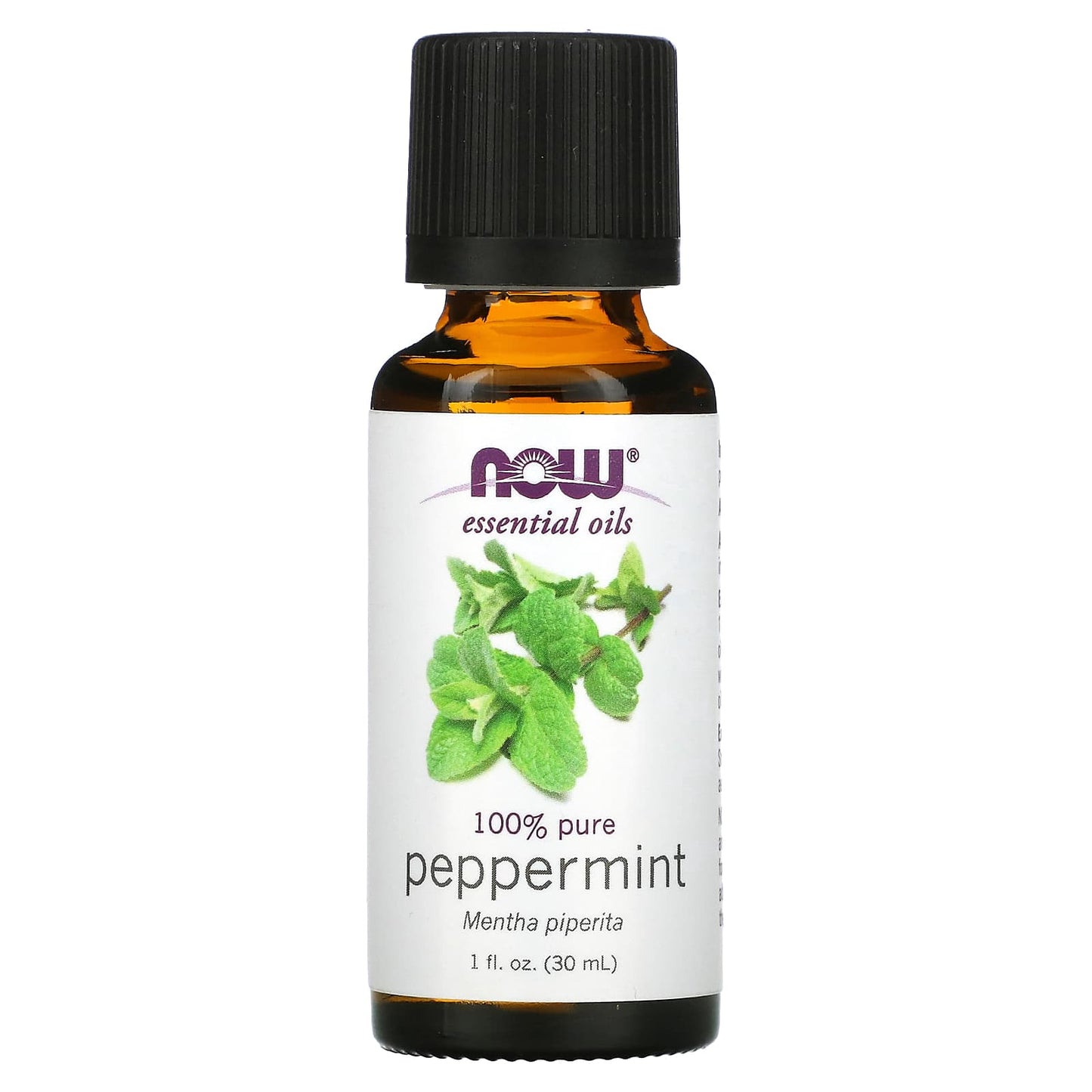 NOW Foods, Essential Oils, Peppermint, 1 fl oz (30 ml) - Image 1