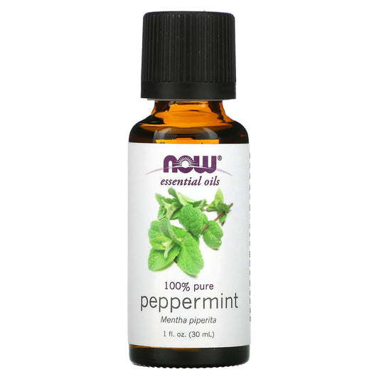 NOW Foods, Essential Oils, Peppermint, 1 fl oz (30 ml) - Image 1