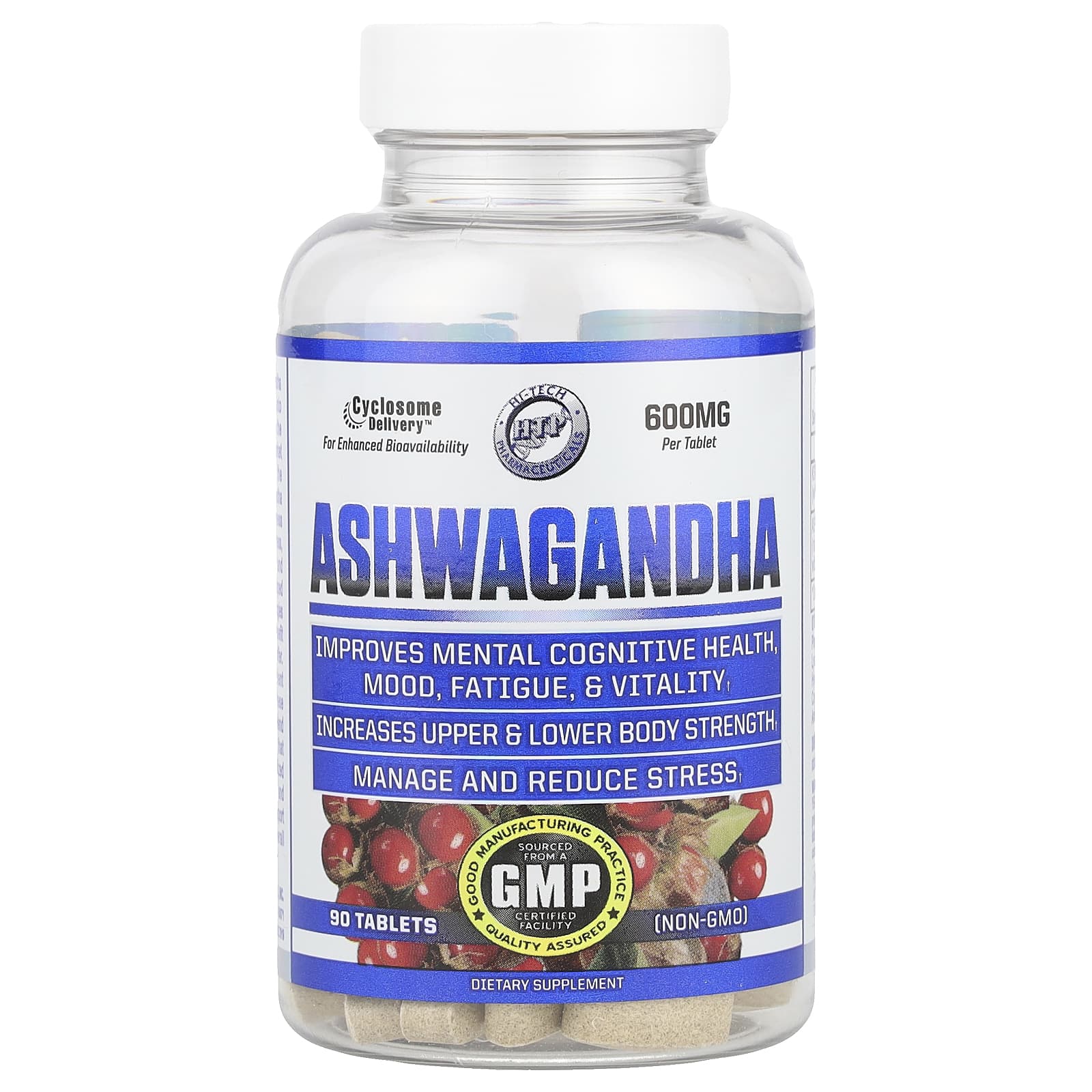 Ashwagandha 600mg, 90 Tablets - Boost Energy, Reduce Stress - Image 1