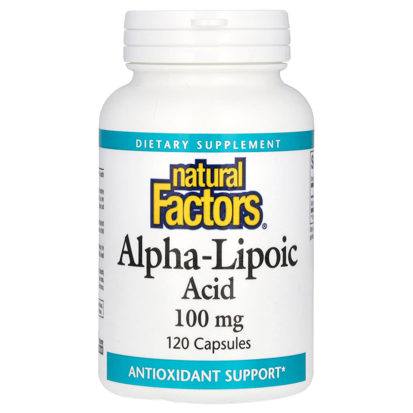Natural Factors, Alpha-Lipoic Acid, 100 mg, 120 Capsules - Image 1