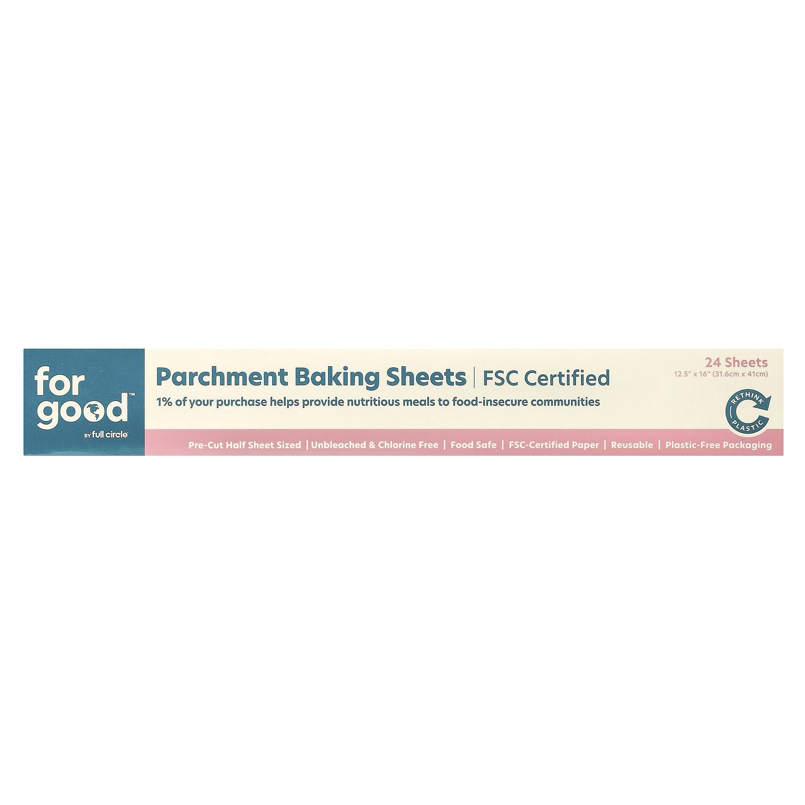 Full Circle Reusable Parchment Baking Sheets - Eco-Friendly & Non-Toxic - Image 1