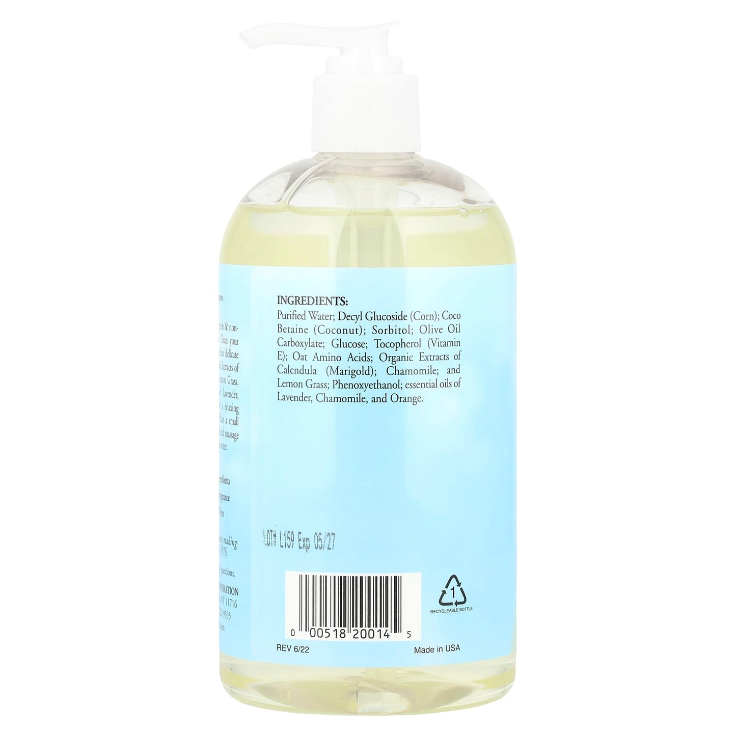 Rainbow Research, Baby Oh Baby®, Herbal Shampoo, Scented, 16 fl oz - Image 2