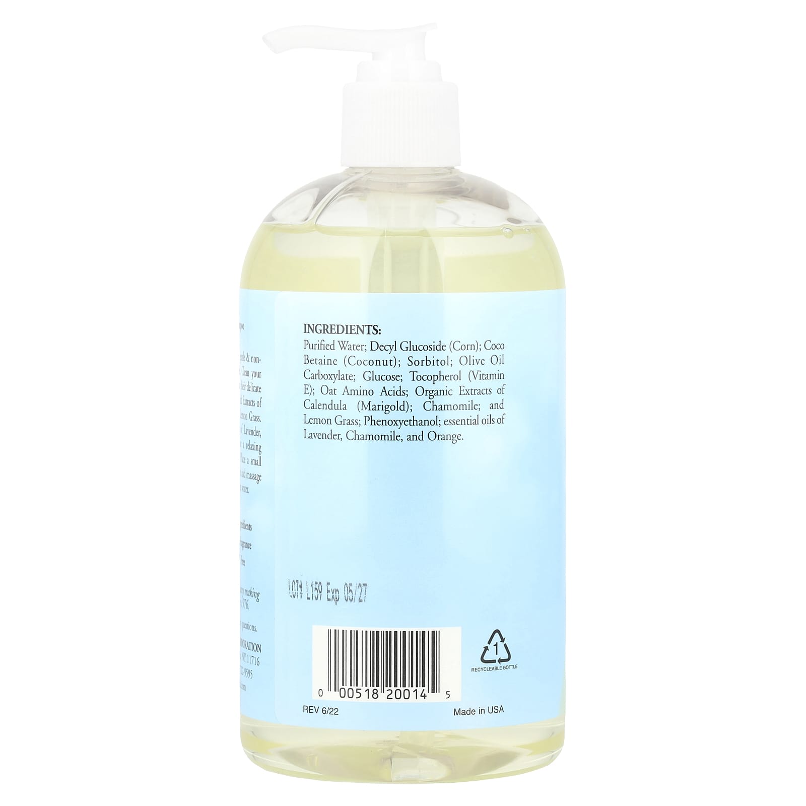 Rainbow Research, Baby Oh Baby®, Herbal Shampoo, Scented, 16 fl oz - Image 2