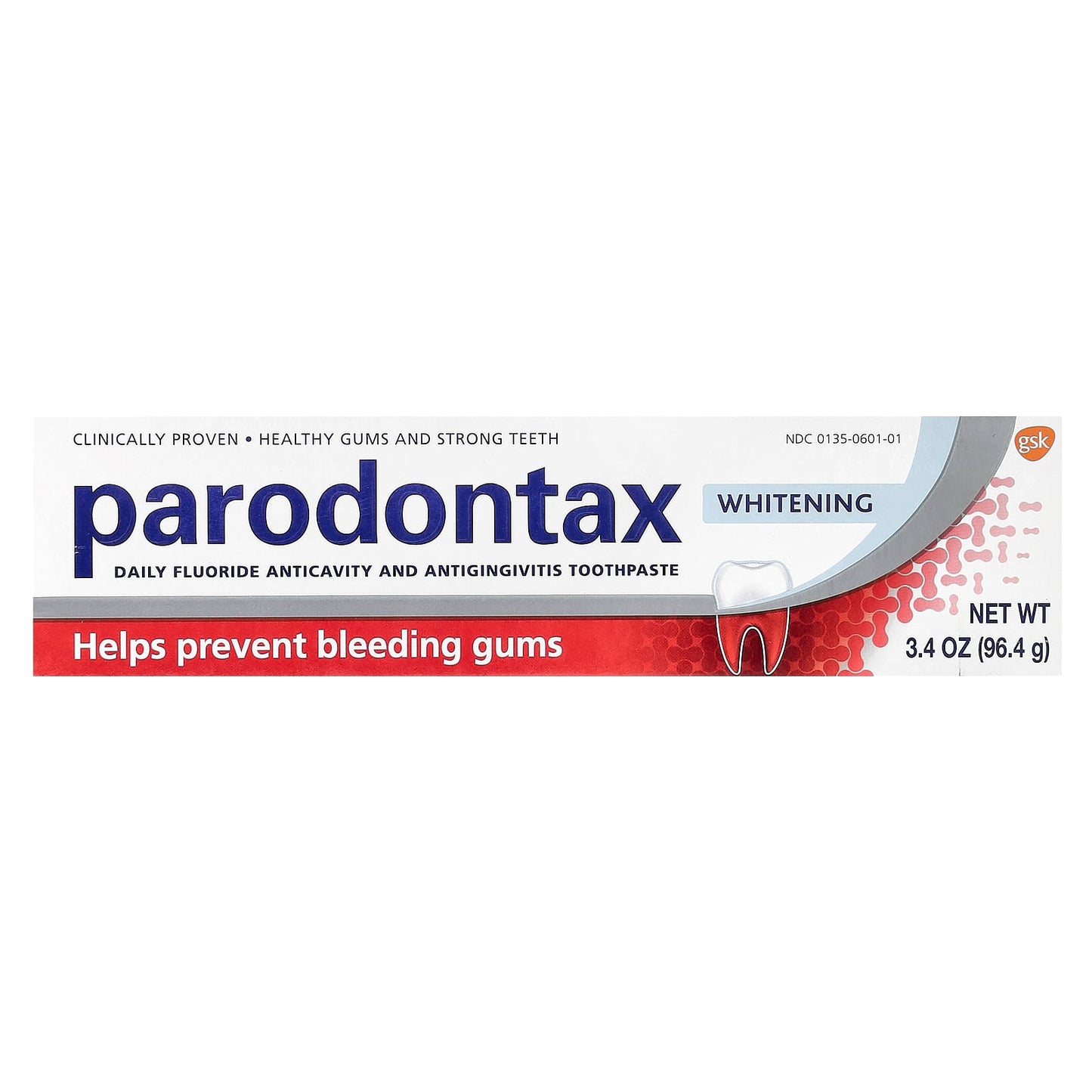 Parodontax, Daily Fluoride Anticavity And Antigingivitis Toothpaste, Whitening, 3.4 oz (96.4 g) - Image 2
