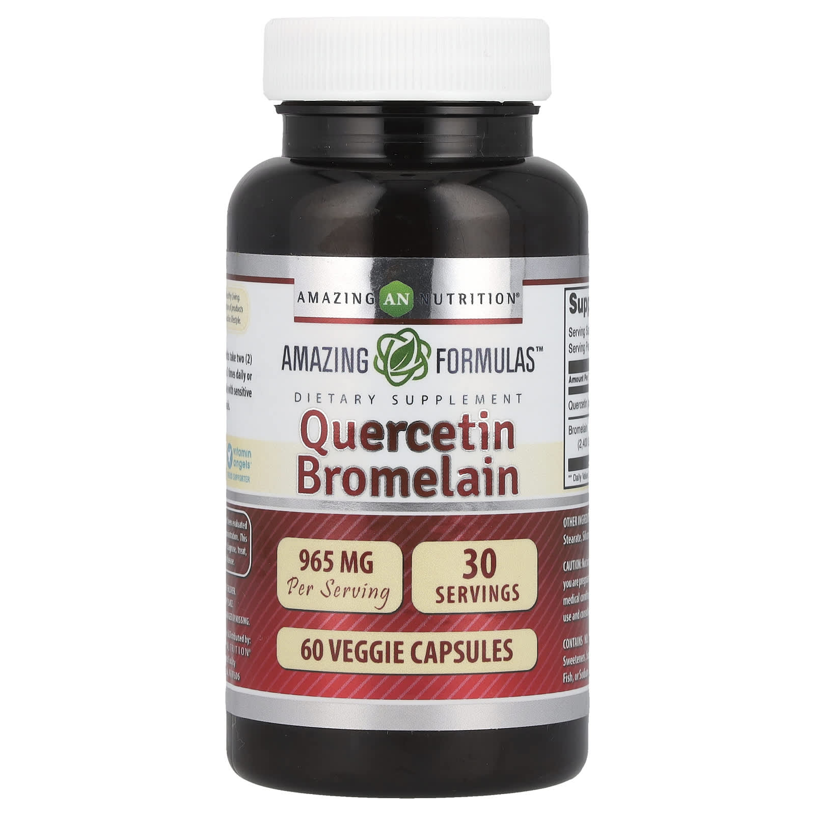 Quercetin Bromelain Supplement for Healthy Aging & Inflammation - Image 1