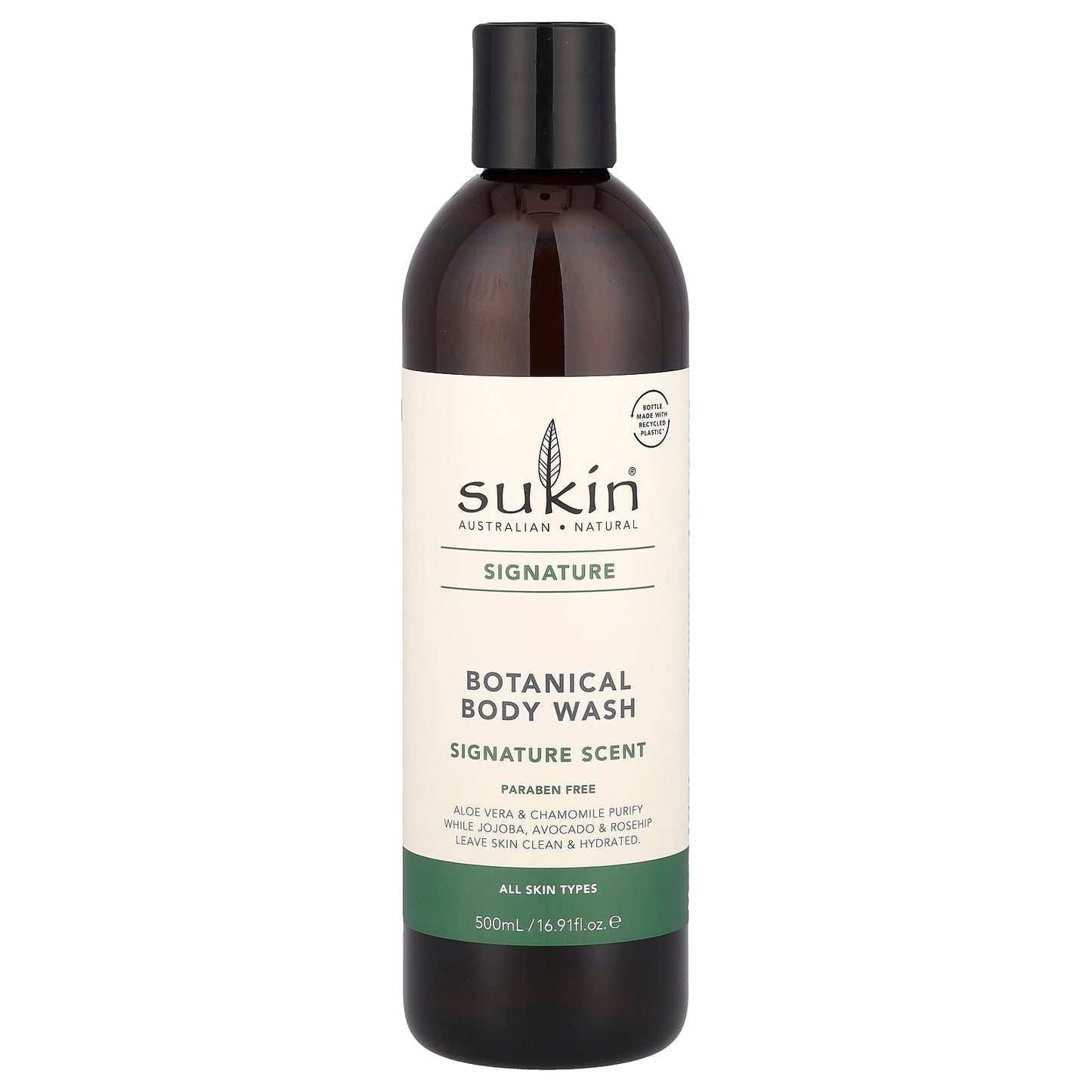 Sukin, Signature, Botanical Body Wash, 16.9 fl oz (500 ml) - Image 1
