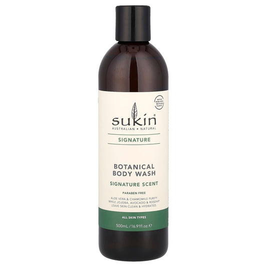 Sukin, Signature, Botanical Body Wash, 16.9 fl oz (500 ml) - Image 1