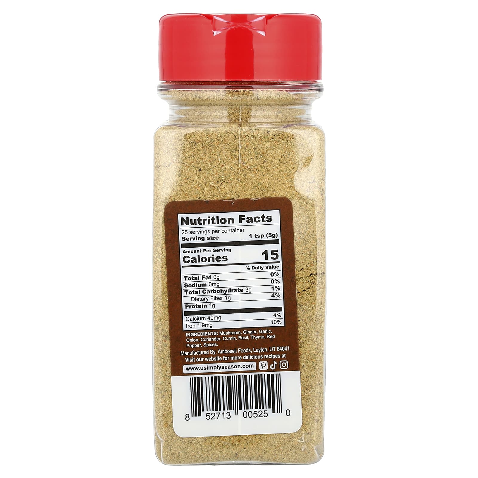 USimplySeason, Artisan Spice Blend, Pepper Soup Seasoning, 4.8 oz (136 g) - Image 2