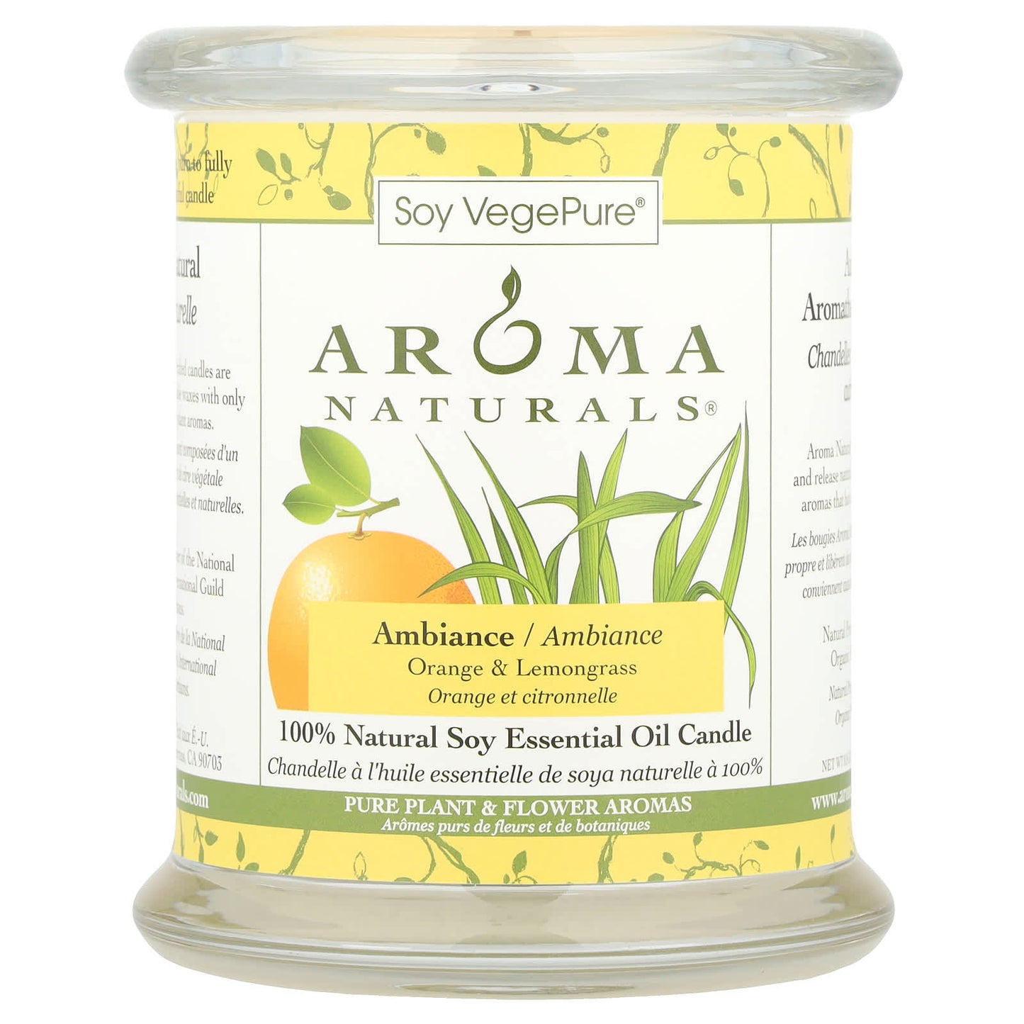 Natural Soy Essential Oil Candle for Ambiance, 100% Soy, 8.8 oz - Image 1